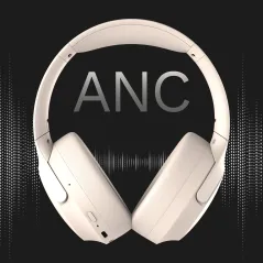 Bezprzewodowe słuchawki nauszne z ANC , Kruger&Matz Street 4 , beżowe