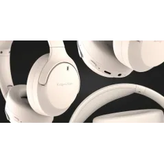 Bezprzewodowe słuchawki nauszne z ANC , Kruger&Matz Street 4 , beżowe