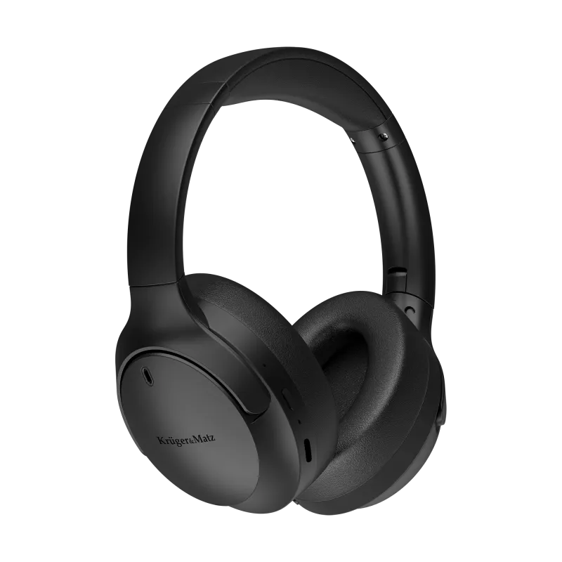 Bezprzewodowe słuchawki nauszne z ANC , Kruger&Matz Street 4 , czarne