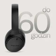 Bezprzewodowe słuchawki nauszne z ANC , Kruger&Matz Street 4 , czarne