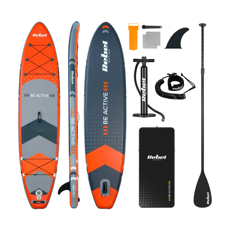 Deska SUP REBEL ACTIVE RBA4500 - pomarańczowa Deska SUP REBEL ACTIVE RBA4500 - pomarańczowa