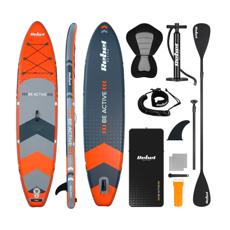 Deska SUP REBEL ACTIVE RBA4501 - pomarańczowa Deska SUP REBEL ACTIVE RBA4501 - pomarańczowa