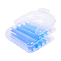 Dmuchany materac składany SUNCLUB niebieski