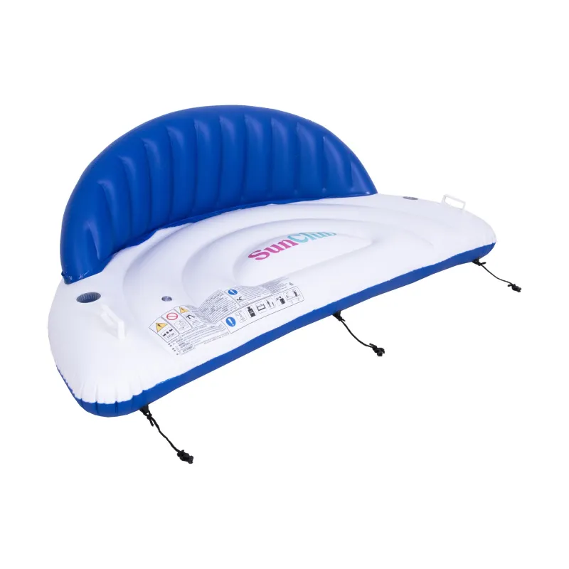 Duży materac basenowy z oparciem SUNCLUB Duży materac basenowy z oparciem SUNCLUB