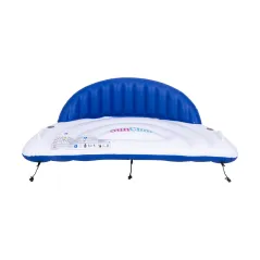 Duży materac basenowy z oparciem SUNCLUB