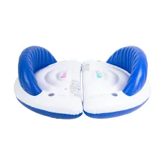 Duży materac basenowy z oparciem SUNCLUB