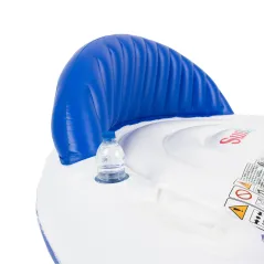 Duży materac basenowy z oparciem SUNCLUB