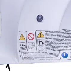 Duży materac basenowy z oparciem SUNCLUB