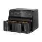 Frytkownica beztłuszczowa TEESA AIR FRYER DUAL POT XXL 8L 2700W