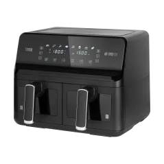 Frytkownica beztłuszczowa TEESA AIR FRYER DUAL POT XXL 8L 2700W