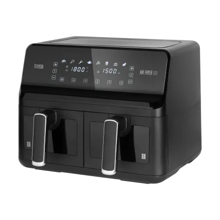 Frytkownica beztłuszczowa TEESA AIR FRYER DUAL POT XXL 8L 2700W