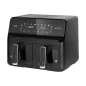 Frytkownica beztłuszczowa TEESA AIR FRYER DUAL POT XXL 8L 2700W