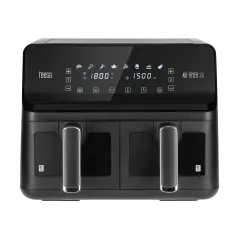 Frytkownica beztłuszczowa TEESA AIR FRYER DUAL POT XXL 8L 2700W