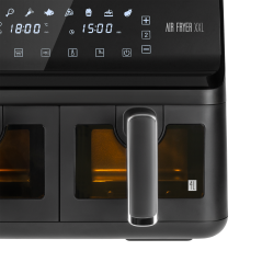 Frytkownica beztłuszczowa TEESA AIR FRYER DUAL POT XXL 8L 2700W