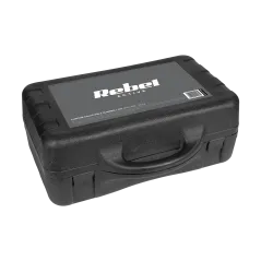 Hantle żeliwne chromowane regulowane w walizce z gryfem, zestaw 30kg REBEL ACTIVE