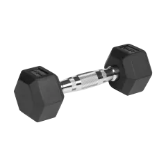 Hantle żeliwne gumowane HEX 2x2.5 kg REBEL ACTIVE