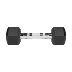 Hantle żeliwne gumowane HEX 2x2.5 kg REBEL ACTIVE