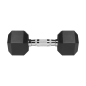 Hantle żeliwne gumowane HEX 2x7.5 kg REBEL ACTIVE