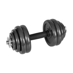 Hantle żeliwne regulowane w walizce z gryfem, zestaw 30kg REBEL ACTIVE