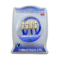 Kabel 2xRCA-2xRCA 3m trans-blue