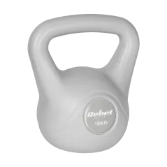 Kettlebell bitumiczny 10 kg szary REBEL ACTIVE