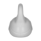 Kettlebell bitumiczny 16 kg szary REBEL ACTIVE