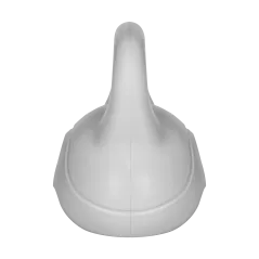 Kettlebell bitumiczny 18 kg szary REBEL ACTIVE