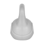 Kettlebell bitumiczny 4 kg szary REBEL ACTIVE