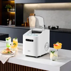 Kostkarka do lodu TEESA EASY ICE, 11kg lodu , 1L , 110W, dwa rozmiary kostek, autoczyszczenie