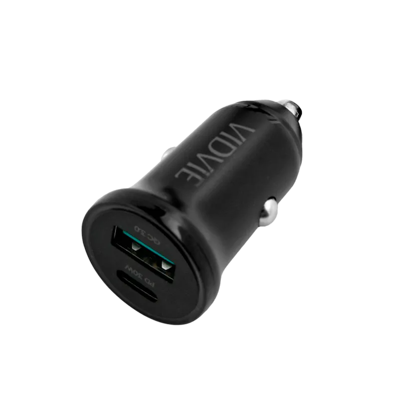 Ładowarka samochodowa 30 W USB + USB typu C z funkcją PowerDelivery i QuickCharge