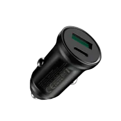 Ładowarka samochodowa 30 W USB + USB typu C z funkcją PowerDelivery i QuickCharge