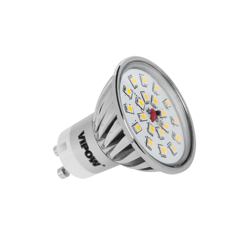 Lampa LED (20 SMD 2835), 4W GU10 ,3000K, 230V (wind shape)