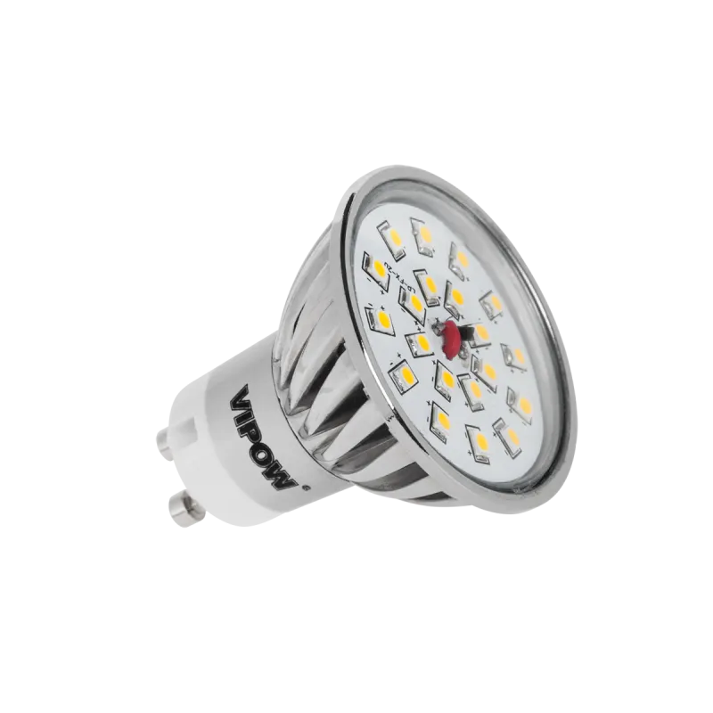 Lampa LED (20 SMD 2835), 4W GU10 ,3000K, 230V (wind shape)