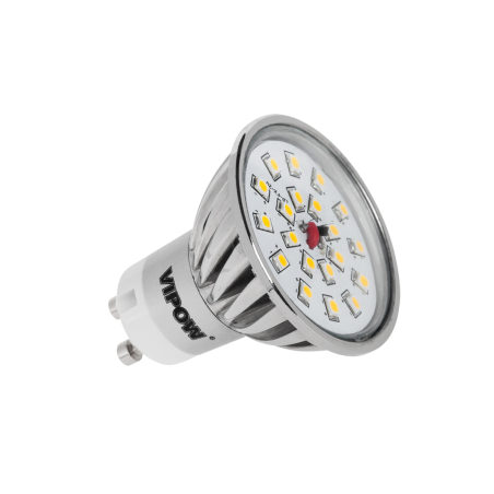 Lampa LED (20 SMD 2835), 4W GU10 ,3000K, 230V (wind shape)
