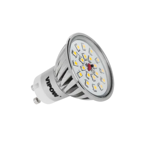 Lampa LED (20 SMD 2835), 4W GU10 ,3000K, 230V (wind shape)