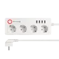 Listwa sieciowa Kruger&Matz 4 gniazda typu niemieckiego i 4xUSB 2100 mA Connect P6 Tuya