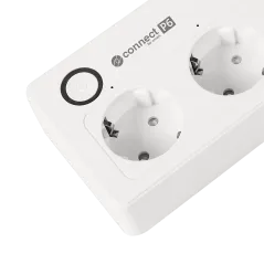 Listwa sieciowa Kruger&Matz 4 gniazda typu niemieckiego i 4xUSB 2100 mA Connect P6 Tuya