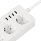 Listwa sieciowa Kruger&Matz 4 gniazda typu niemieckiego i 4xUSB 2100 mA Connect P6 Tuya