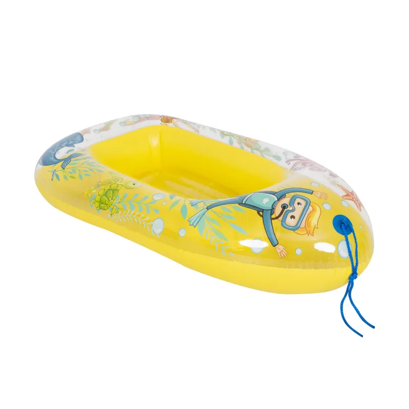 Łódka basenowa pompowana SUNCLUB żółty Łódka basenowa pompowana SUNCLUB żółty