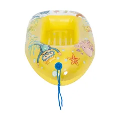 Łódka basenowa pompowana SUNCLUB żółty