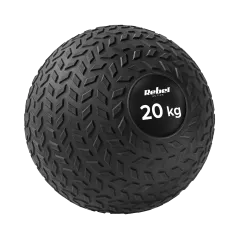 Mała piłka lekarska do ćwiczeń rehabilitacyjna Slam Ball 23cm 20kg, REBEL ACTIVE