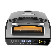 Piec do pizzy SUPREME ELITE 2200 W, 450 stopni, dwie grzałki, okno, LED, 33 cm, różna programy pieczenia