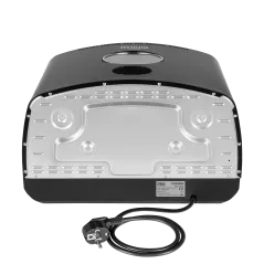 Piec do pizzy SUPREME ELITE 2200 W, 450 stopni, dwie grzałki, okno, LED, 33 cm, różna programy pieczenia