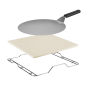 Piec do pizzy SUPREME ELITE 2200 W, 450 stopni, dwie grzałki, okno, LED, 33 cm, różna programy pieczenia