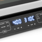 Piec do pizzy SUPREME ELITE 2200 W, 450 stopni, dwie grzałki, okno, LED, 33 cm, różna programy pieczenia