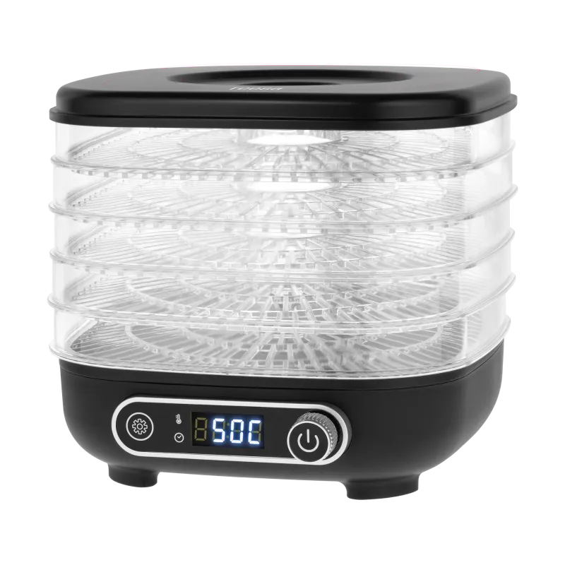 Suszarka do grzybów , warzyw , owoców , 300W , 5 sit , wyświetlacz , termoobieg , TEESA