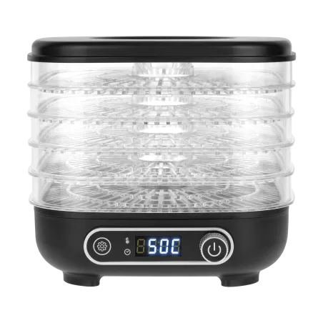 Suszarka do grzybów , warzyw , owoców , 300W , 5 sit , wyświetlacz , termoobieg , TEESA