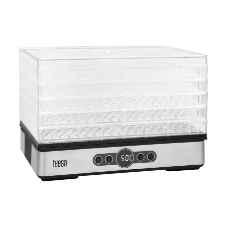Suszarka do grzybów , warzyw , owoców , 400W , 5 sit, wyświetlacz, termoobieg, TEESA