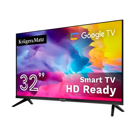 Telewizor Kruger&Matz 32" HD Google TV 5.0, DVB-T2/S2/T/C H.265 HEVC