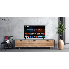 Telewizor Kruger&Matz 32" HD Google TV 5.0, DVB-T2/S2/T/C H.265 HEVC